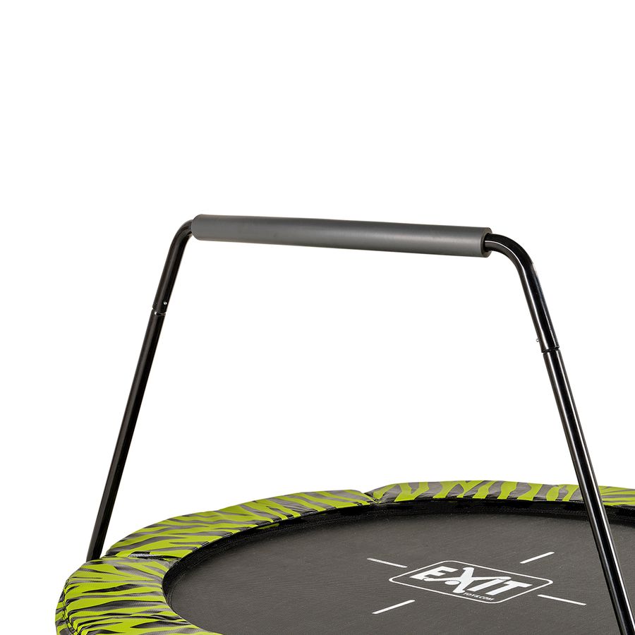 Tiggy junior Trampolin mit Bügel ø140cm - schwarz/grün