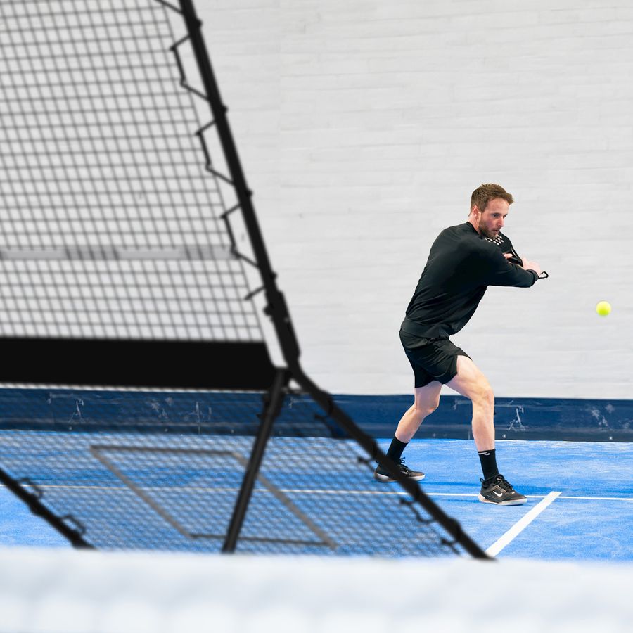 Smash Padel Rebounder 202x124 cm schwarz