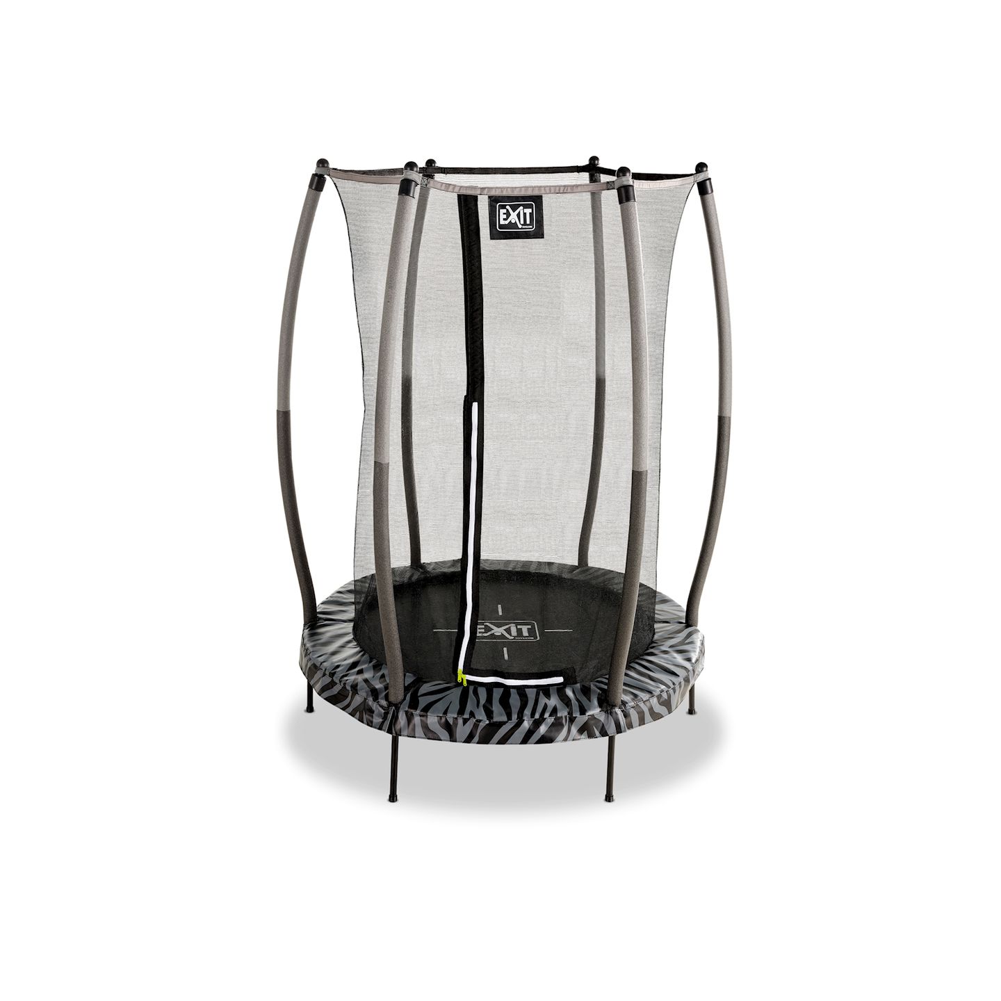 Tiggy junior Trampolin mit Sicherheitsnetz ø140cm - schwarz/grau