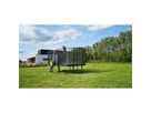 Trampolin PeakPro inkl. Sicherheitsnetz 244x427 cm - schwarz