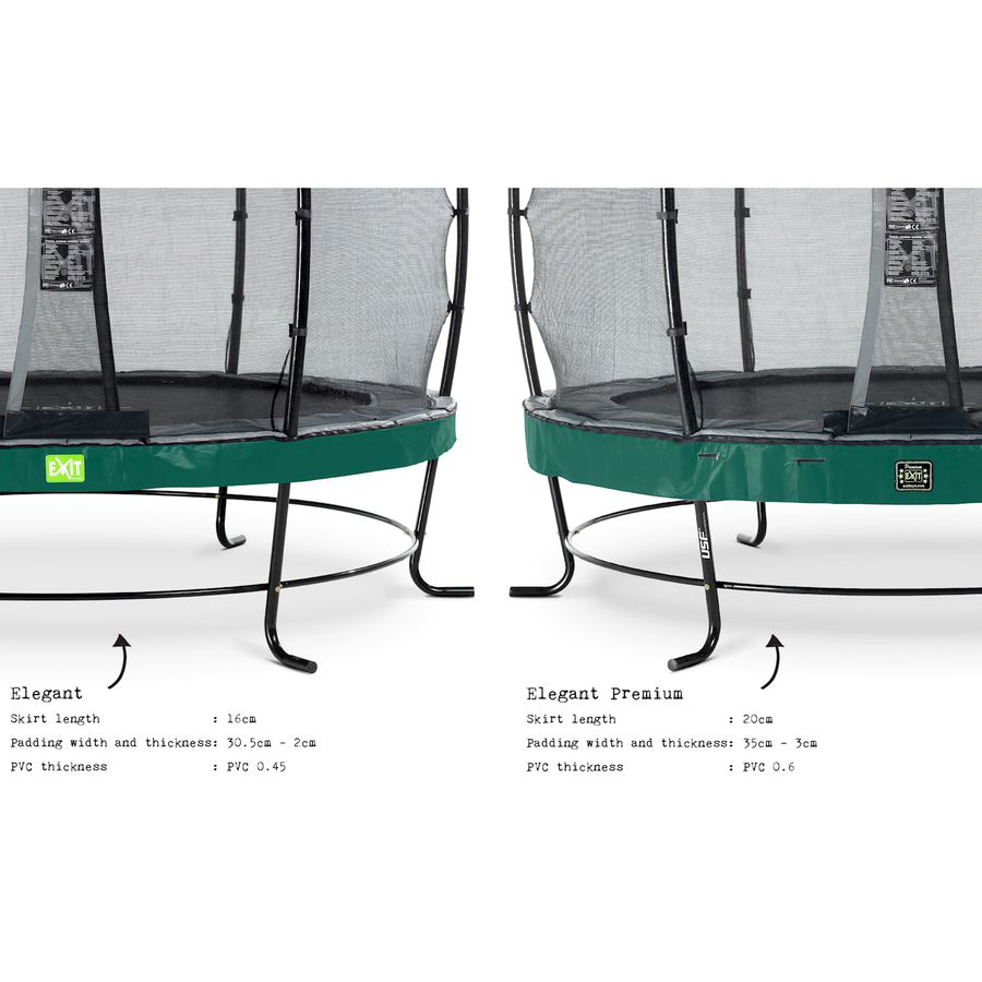 Elegant Premium  Trampolin 305 cm - grün