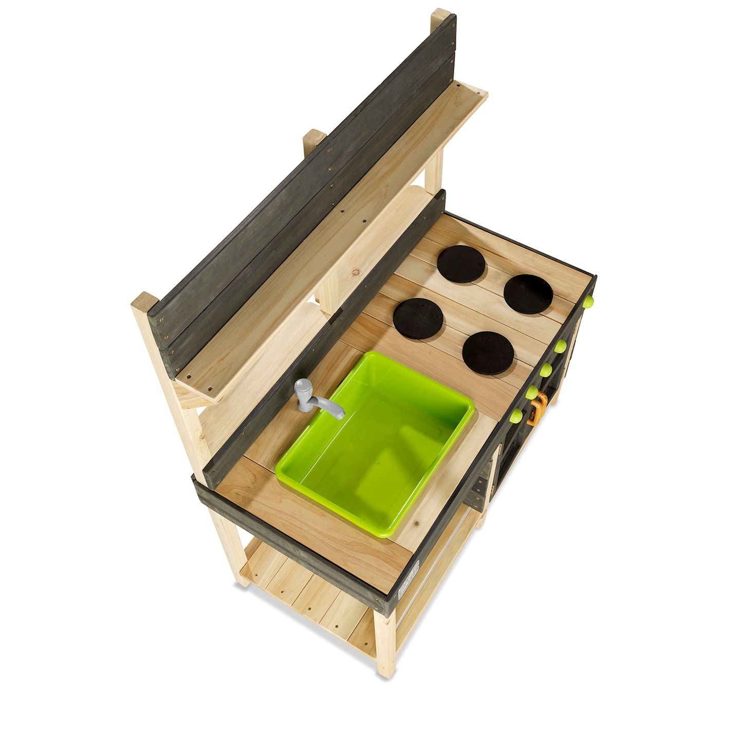 Yummy 200 hölzerne Küche für draussen - naturel