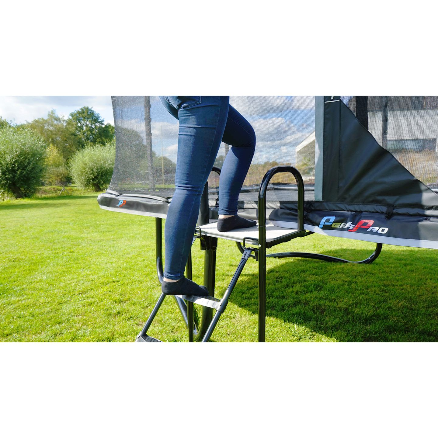 Trampolin Plattform mit Leiter L