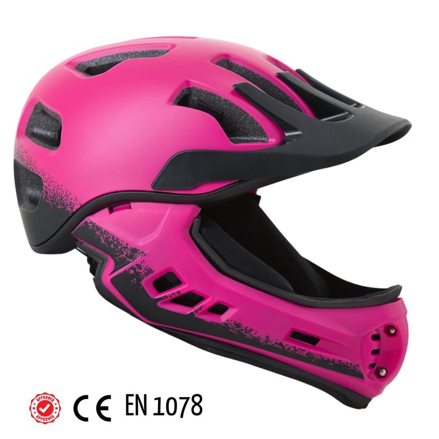 frezzo Rowdy Fullface Helm Unicorn pink Grösse S