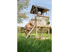 Panorama 500 Holzspielhaus mit Rutsche und Sandkasten