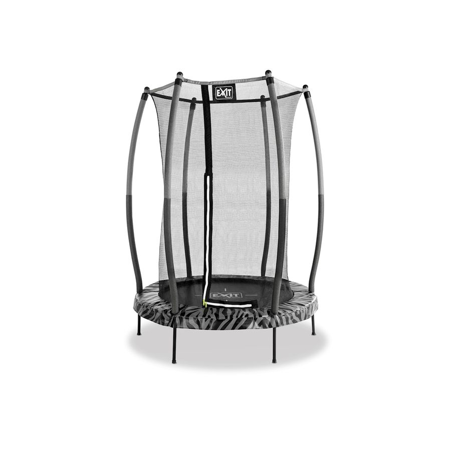 Tiggy junior Trampolin mit Sicherheitsnetz ø140cm - schwarz/grau