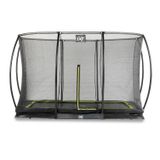 912.9582 - Silhouette Bodentrampolin 244x366cm mit Sicherheitsnetz - schwarz