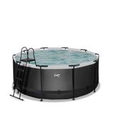 930.2712.20 - Pool inkl. Sandfilterpumpe 360x122 cm - Black Leather