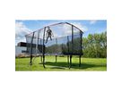 Trampolin PeakPro inkl. Sicherheitsnetz 244x427 cm - schwarz