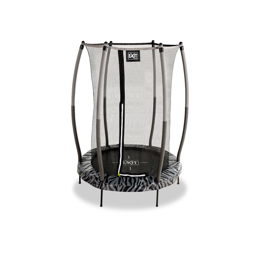 Tiggy junior Trampolin mit Sicherheitsnetz ø140cm - schwarz/grau