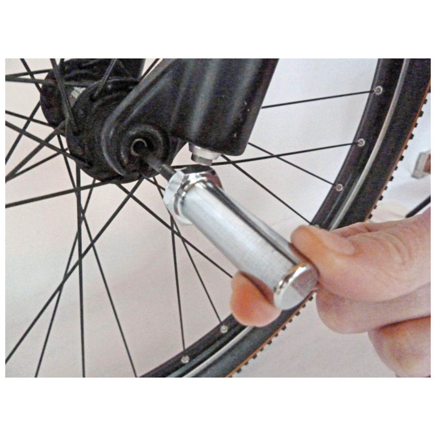 Achsverlängerung für Schnellspanner und Kindervelo