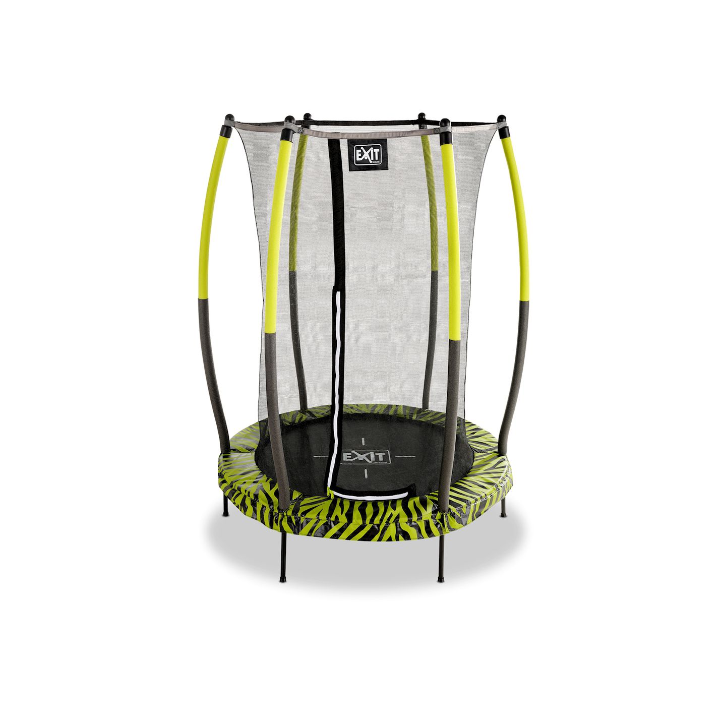 Tiggy junior Trampolin mit Sicherheitsnetz ø140cm - schwarz/grün