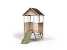 Panorama 300 Holzspielhaus mit Rutsche