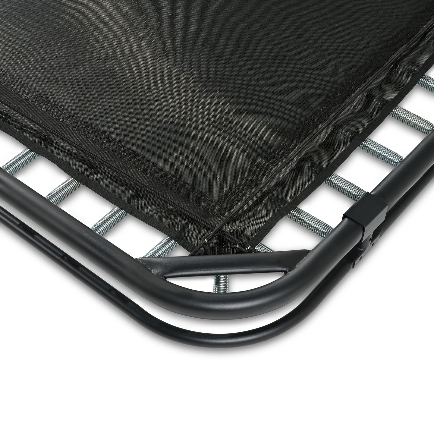 InTerra ebenerdige sports Trampolin 244x366cm - schwarz