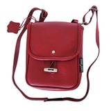 701-00034 - Lenkertasche Rucksack Leder rot