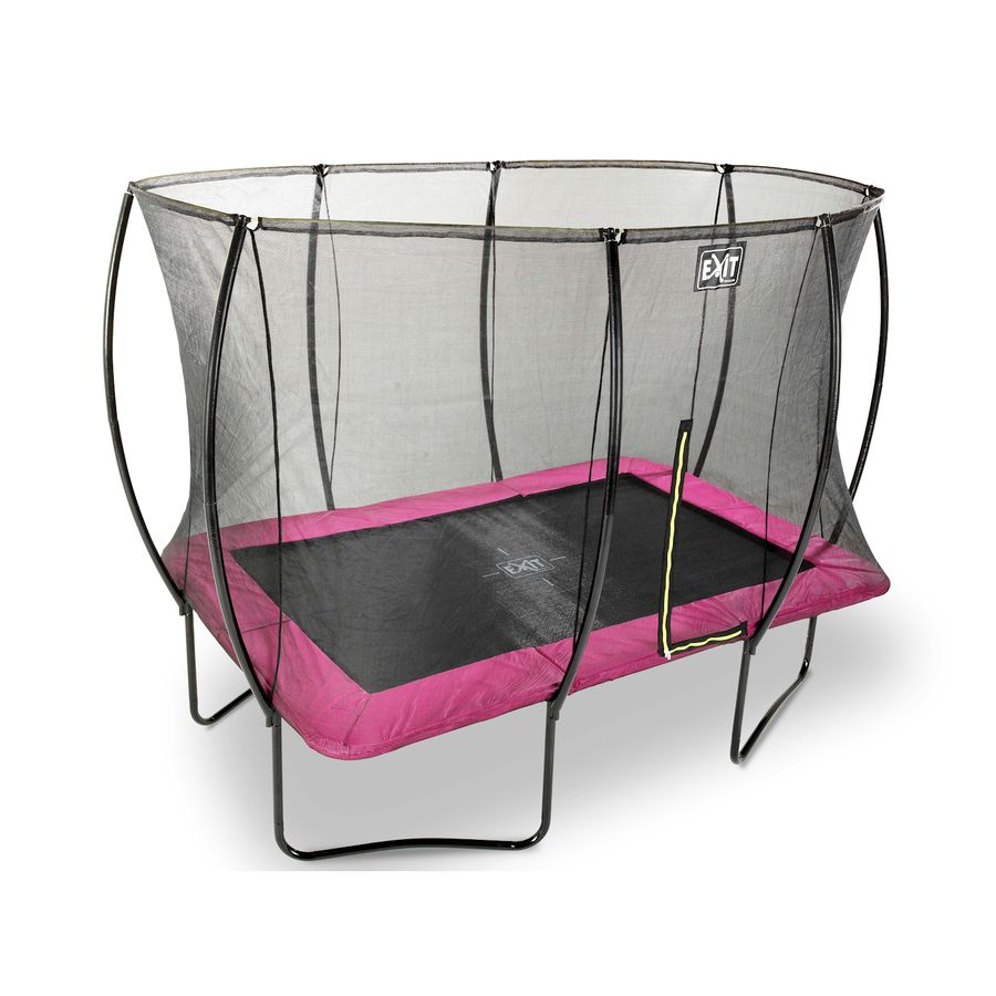 Silhouette Trampolin 244x366cm - rosa