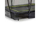 Silhouette Bodentrampolin 153x214cm mit Sicherheitsnetz - schwarz