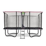 913.1214 - Trampolin PeakPro inkl. Sicherheitsnetz 244x427 cm - schwarz