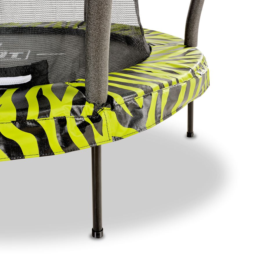 Tiggy junior Trampolin mit Sicherheitsnetz ø140cm - schwarz/grün