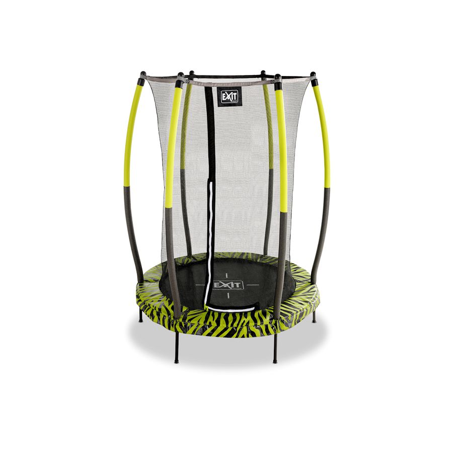 Tiggy junior Trampolin mit Sicherheitsnetz ø140cm - schwarz/grün