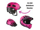 frezzo Rowdy Fullface Helm Unicorn pink Grösse S