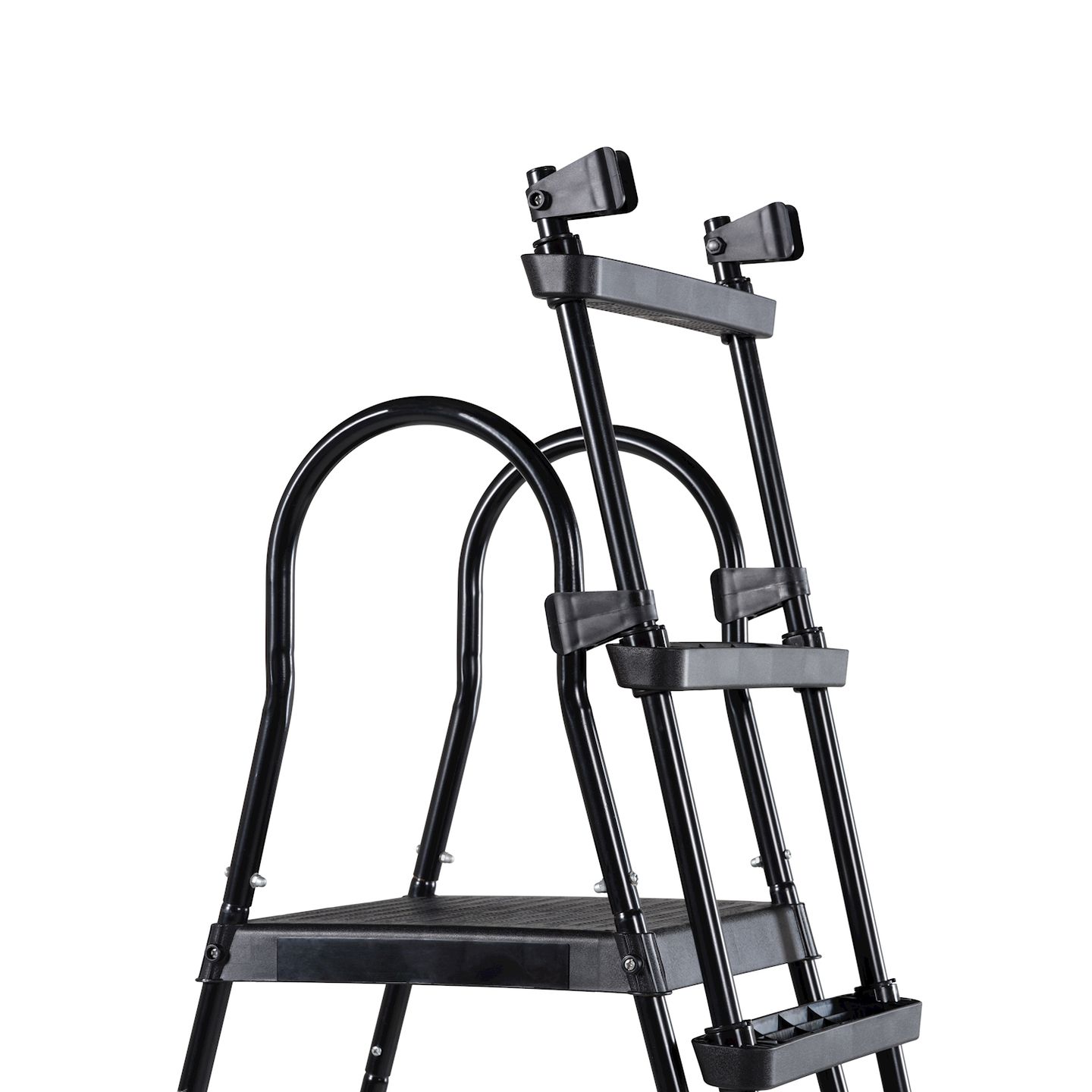 Poolleiter für Rahmenhöhen von 108-122 cm - schwarz