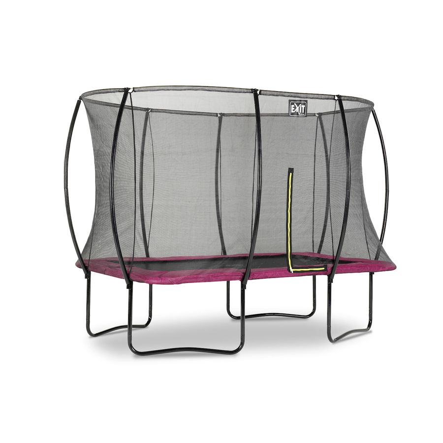 Silhouette Trampolin 244x366cm - rosa