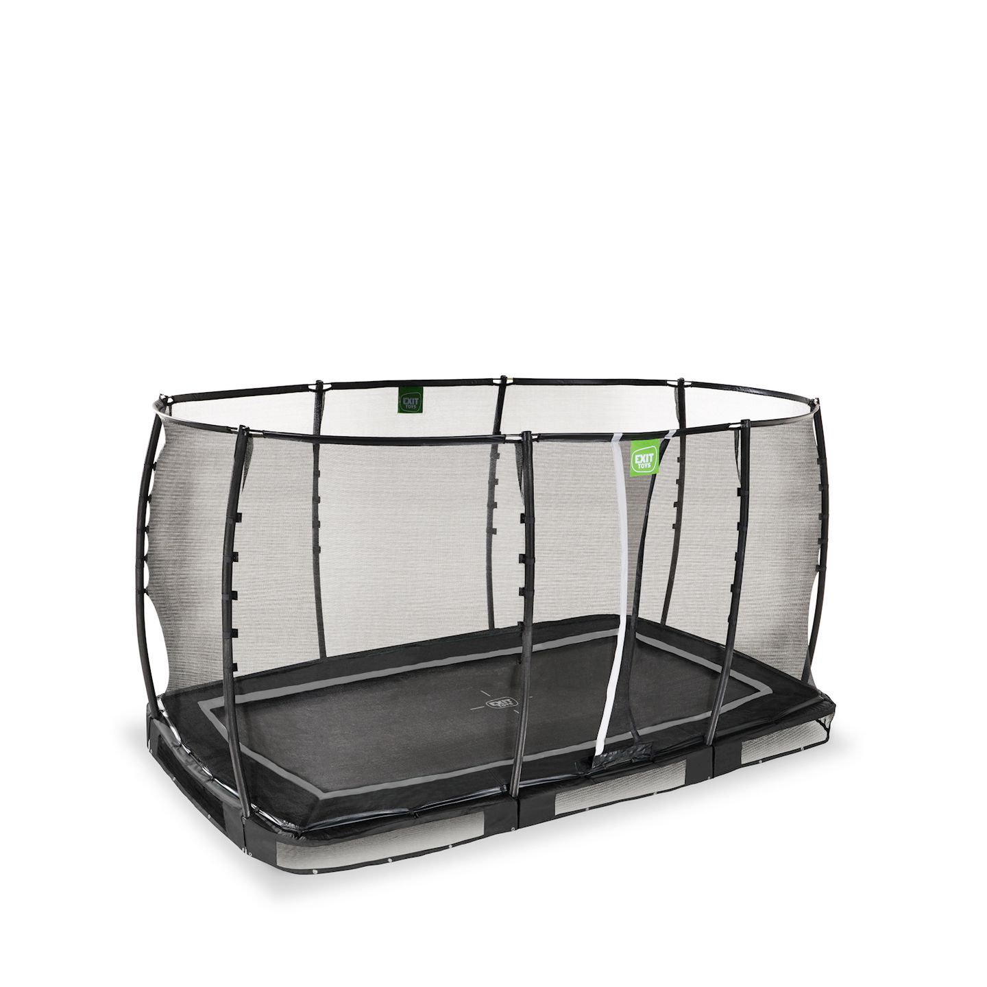 Allure Premium Bodentrampolin 214x366cm - schwarz