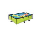 Pool inkl. Kartuschenfilter Pumpe 300x200x65 cm - lime