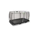 Allure Premium Bodentrampolin 214x366cm - schwarz