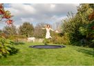 InTerra ebenerdige sports Trampolin ø427cm - schwarz