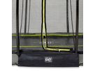 Silhouette Bodentrampolin ø244cm mit Sicherheitsnetz - schwarz