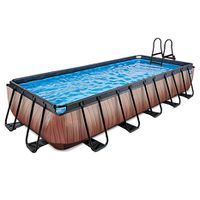 Pool inkl. Sandfilterpumpe 540x250x100 cm - Wood