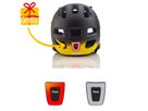 frezzo Rowdy Fullface Helm Star schwarz/gelb Grösse M
