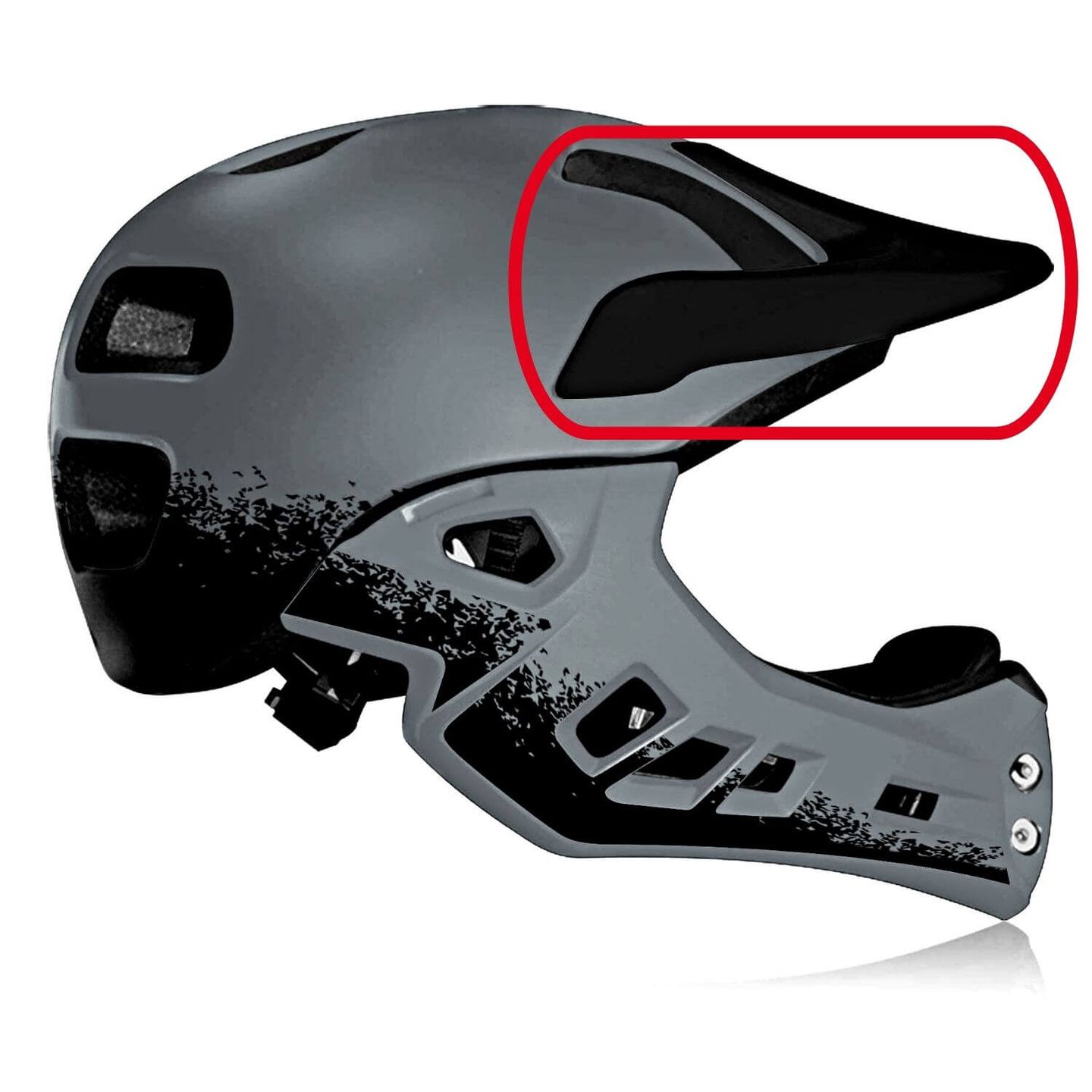Ersatz-Visier für frezzo Rowdy Fullface Helm