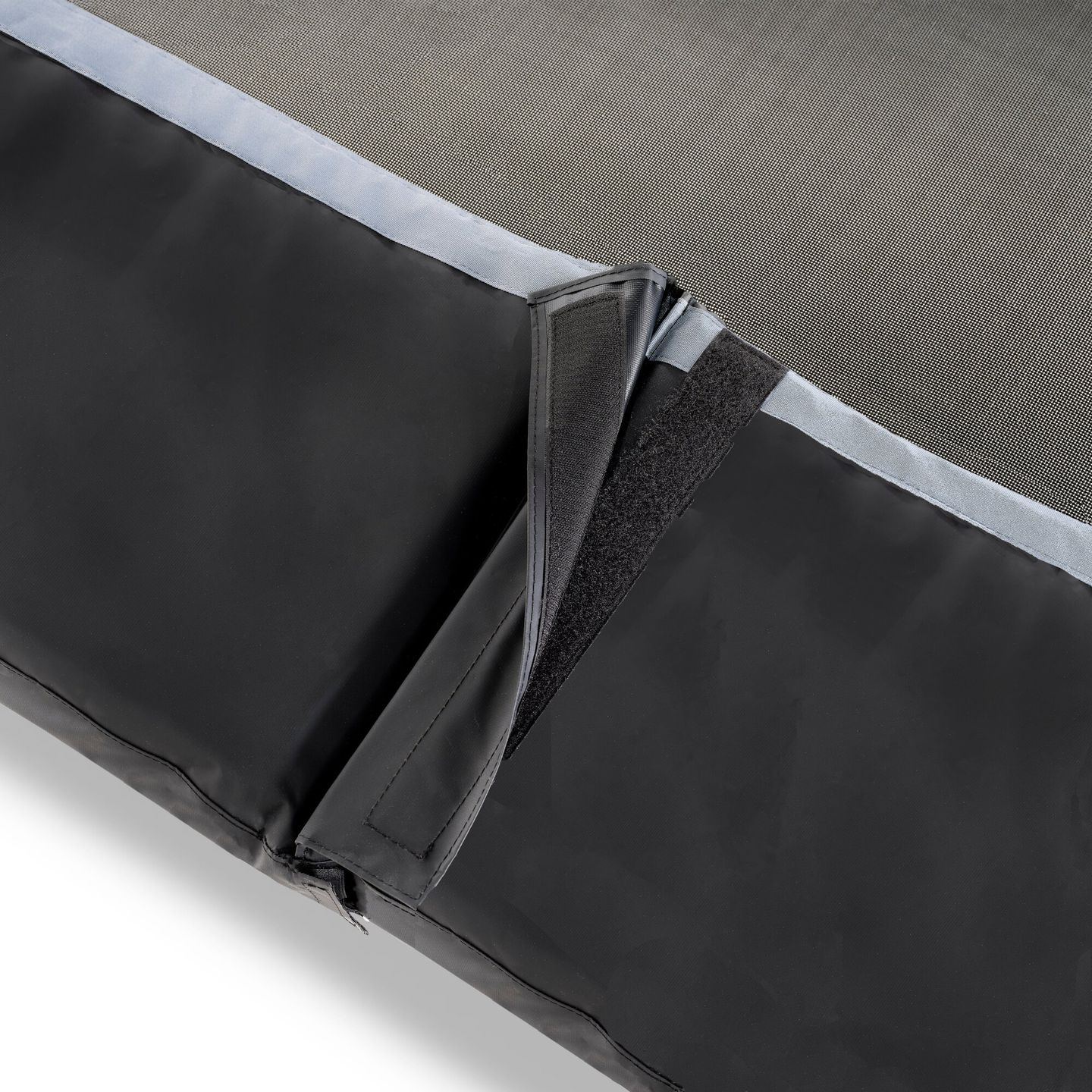 Trampolin PeakPro inkl. Sicherheitsnetz 244x427 cm - schwarz