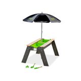 952.0505 - Aksent Sand- und Wassertisch mit Sonnenschirm und Gartenwerkzeugen