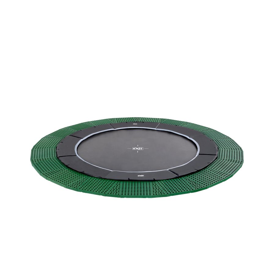 Trampolin Ground Dynamic mit Matte 305 cm - schwarz