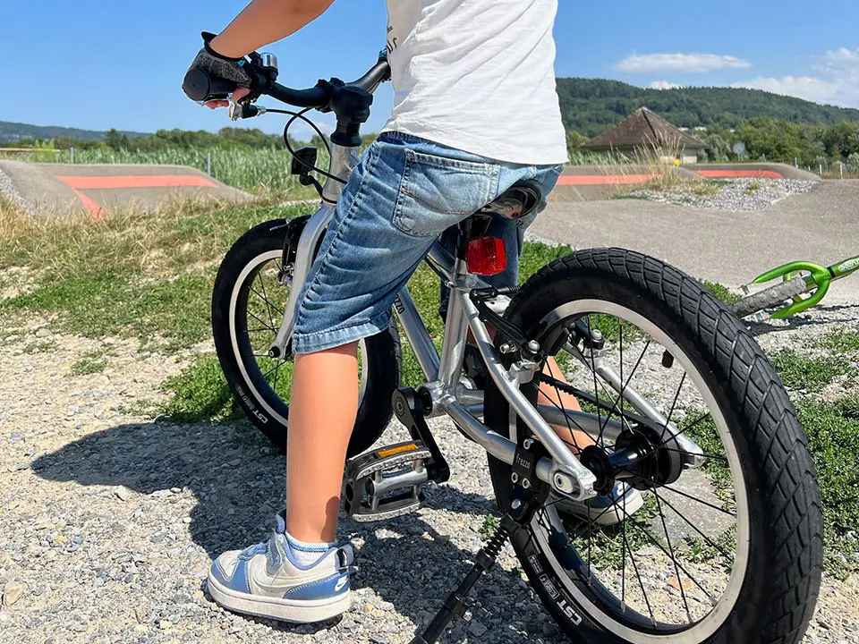 Sicherheitsausstattung von Kindervelos