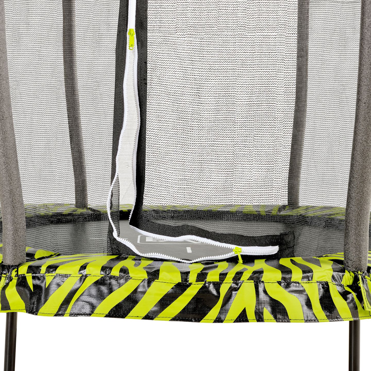 Tiggy junior Trampolin mit Sicherheitsnetz ø140cm - schwarz/grün