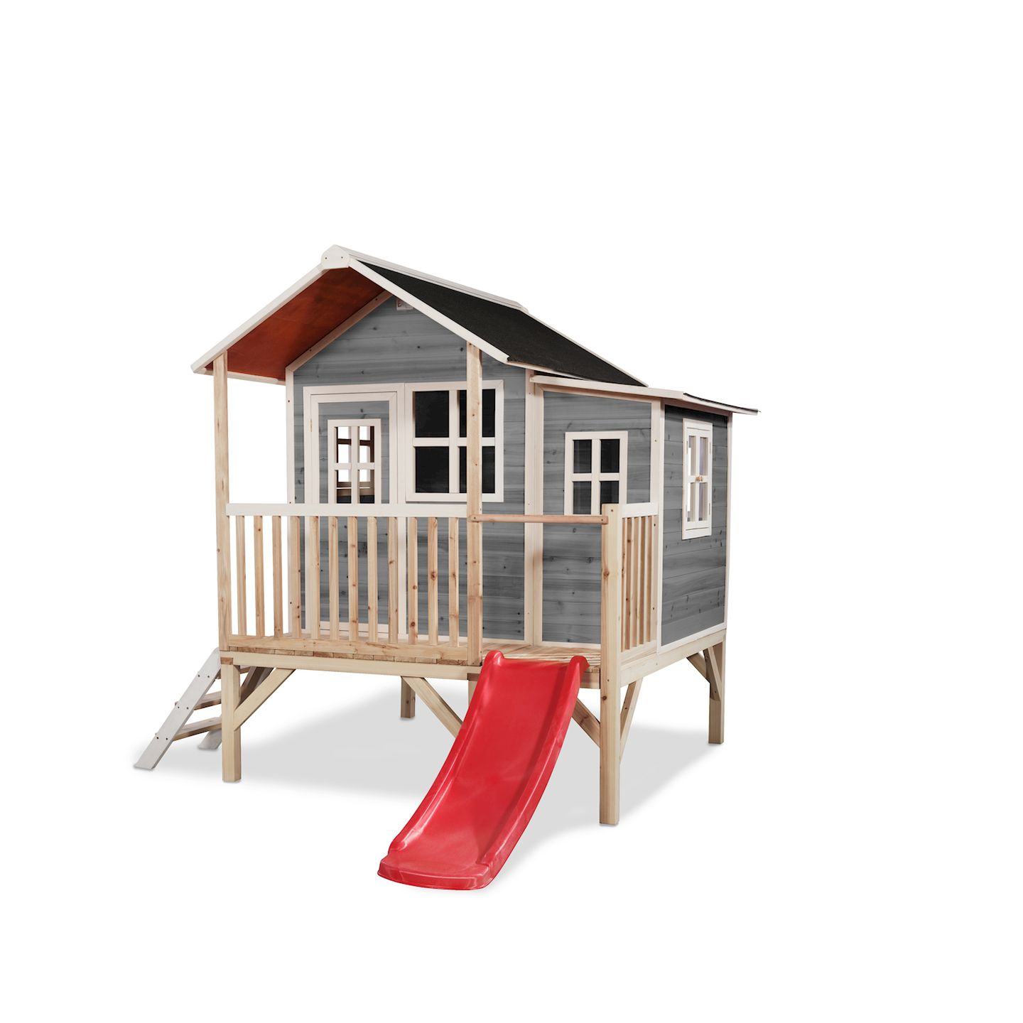 Loft 350 Holzspielhaus - grau