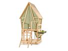 Yuki 550 Holzspielhaus mit Rutsche, Balkon und Küche