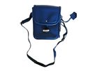 Lenkertasche Rucksack Leder blau