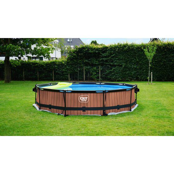 Pool inkl. Kartuschenfilter Pumpe 360x76 cm - Stone