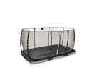 Allure Classic Bodentrampolin 244x427cm - schwarz