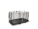 Allure Classic Bodentrampolin 214x366cm - schwarz