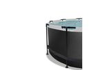Pool inkl. Sandfilterpumpe 360x122 cm - Black Leather