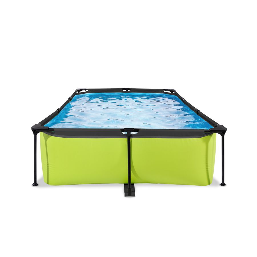 Pool inkl. Kartuschenfilter Pumpe 300x200x65 cm - lime