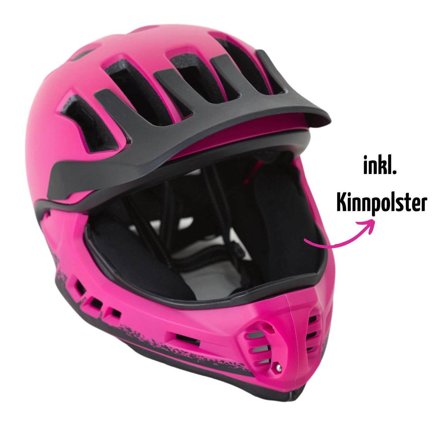 frezzo Rowdy Fullface Helm Unicorn pink