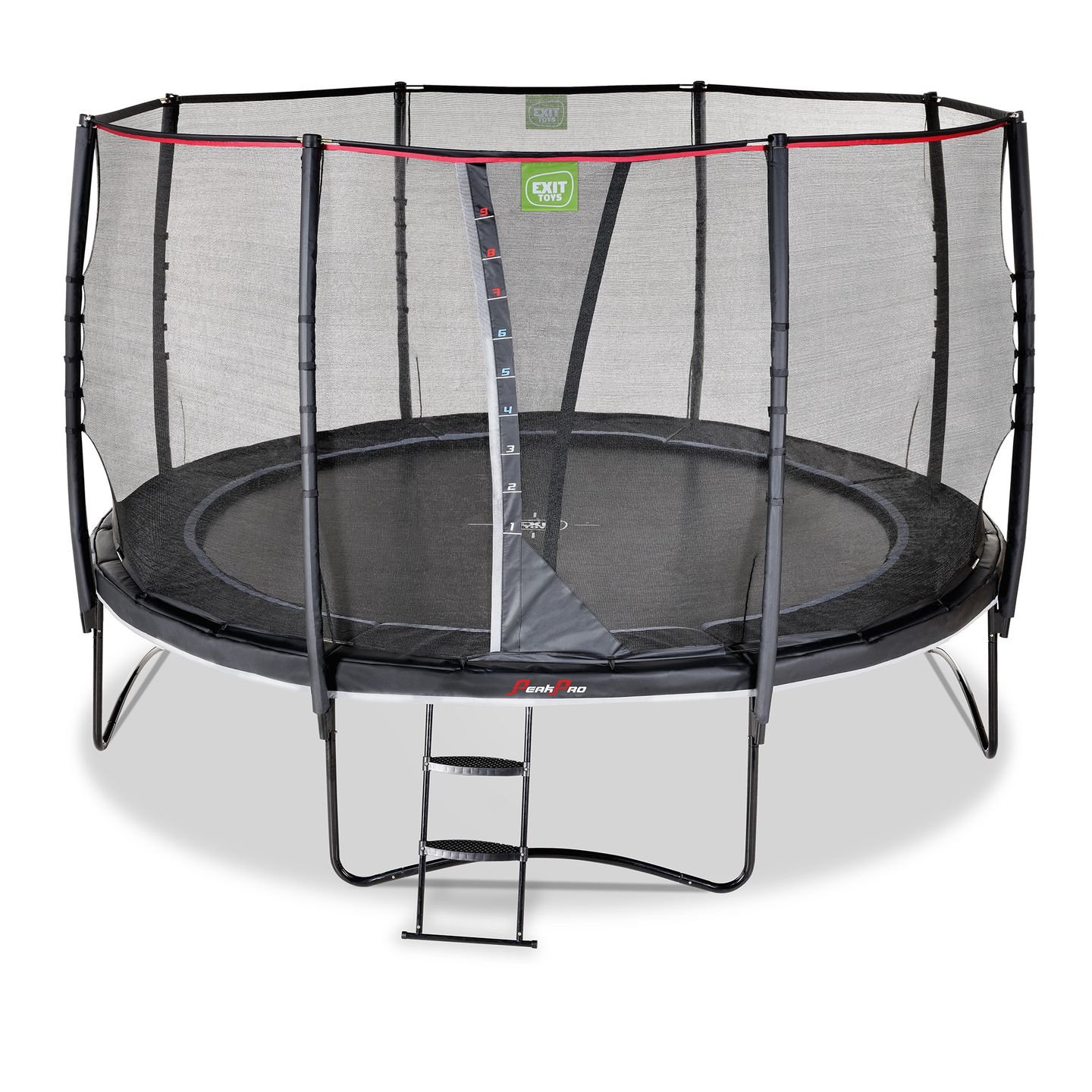 PeakPro Trampolin ø427cm - schwarz